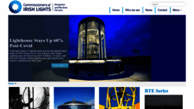 What Irishlights.ie website looked like in 2024 (1 year ago)
