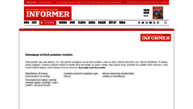 What Informer.rs website looked like in 2024 (2 years ago)