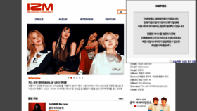 What Izm.co.kr website looks like in 2024 