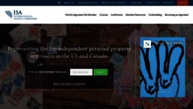 What Isa-appraisers.org website looked like in 2024 (2 years ago)