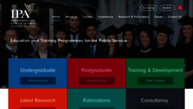 What Ipa.ie website looked like in 2024 (1 year ago)