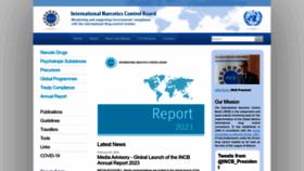 What Incb.org website looks like in 2024 