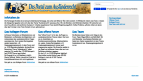 What Info4alien.de website looks like in 2024 