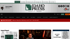 What Idahopress.com website looks like in 2024 
