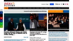 What Indiablooms.com website looks like in 2024 