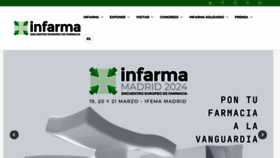 What Infarma.es website looks like in 2024 