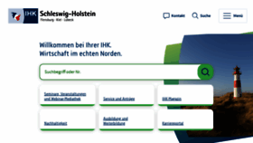 What Ihk-schleswig-holstein.de website looks like in 2024 