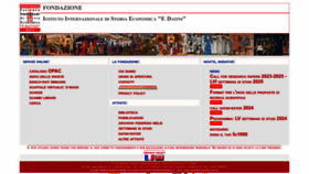 What Istitutodatini.it website looks like in 2024 