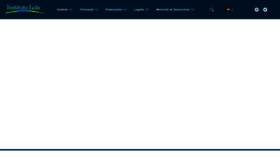 What Institutolula.org website looks like in 2024 