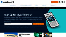 What Investmentu.com website looks like in 2024 