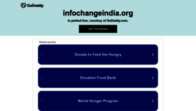 What Infochangeindia.org website looks like in 2024 