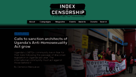 What Indexoncensorship.org website looks like in 2024 