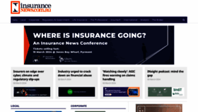 What Insurancenews.com.au website looks like in 2024 