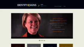 What Identifythesigns.org website looked like in 2024 (1 year ago)