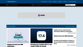 What Igen.fr website looks like in 2024 