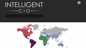 What Intelligentcio.com website looks like in 2024 