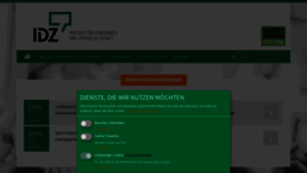 What Idz-jena.de website looks like in 2024 
