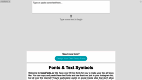 What Instafonts.io website looked like in 2024 (1 year ago)
