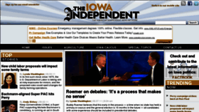What Iowaindependent.com website looked like in 2011 (12 years ago)