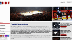 What Iihf-arenaguide.com website looked like in 2011 (12 years ago)