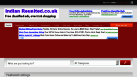 What Indianreunited.co.uk website looked like in 2011 (12 years ago)