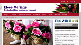 What Idees-mariage.fr website looked like in 2011 (12 years ago)