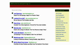 What Jobopenings.in website looked like in 2011 (12 years ago)