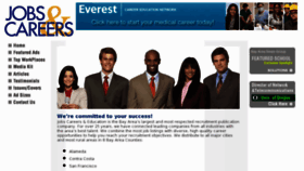 What Jobscareers.com website looked like in 2011 (12 years ago)