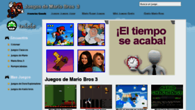 What Juegosdemariobros3.com website looked like in 2012 (12 years ago)