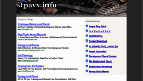 What Jpavx.info website looked like in 2012 (12 years ago)
