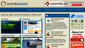 What Joomlabased.com website looked like in 2012 (12 years ago)