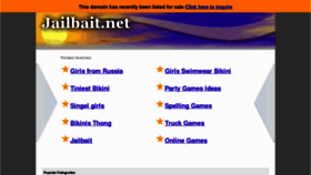 What Jailbait.net website looked like in 2012 (12 years ago)