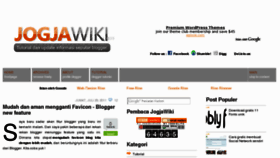 What Jogjawiki.com website looked like in 2012 (11 years ago)