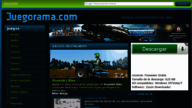 What Juegorama.com website looked like in 2012 (11 years ago)