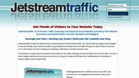 What Jetstreamtraffic.com website looked like in 2012 (11 years ago)