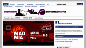 What Justmad.es website looked like in 2012 (11 years ago)