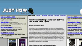 What Just-how.com website looked like in 2012 (13 years ago)