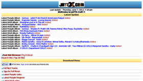 What Jattx.com website looked like in 2012 (11 years ago)