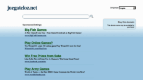 What Juegateloz.net website looked like in 2012 (11 years ago)
