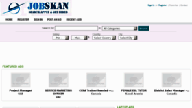 What Jobskan.com website looked like in 2012 (11 years ago)