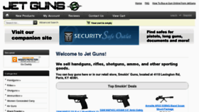 What Jetguns.com website looked like in 2012 (11 years ago)