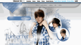 What Jbieber.net website looked like in 2012 (11 years ago)