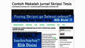 What Jurnalskripsi.net website looked like in 2012 (13 years ago)
