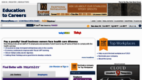 What Jobscareers.com website looked like in 2012 (11 years ago)