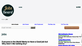 What Jobs-board.org website looked like in 2013 (11 years ago)