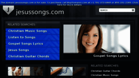 What Jesussongs.com website looked like in 2013 (11 years ago)