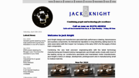 What Jackknight.co.uk website looked like in 2013 (11 years ago)