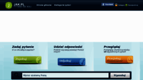 What Jak.pl website looked like in 2013 (11 years ago)