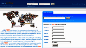 What Jobsinbox.com website looked like in 2013 (11 years ago)