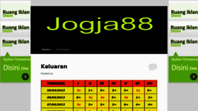 What Jogja88.net website looked like in 2013 (13 years ago)